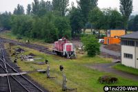 DB V60 länger abgestellt (siehe Gleise)